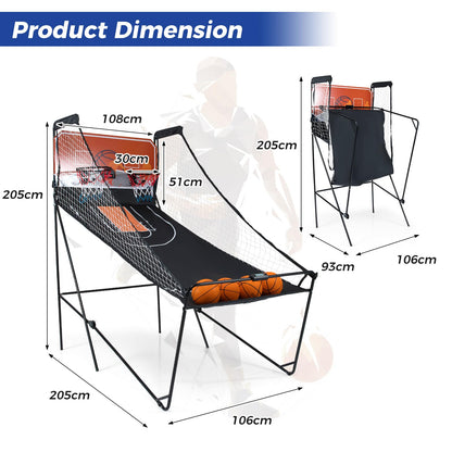 Kids Basketball Hoop Machine with 8 Exciting Playing Modes