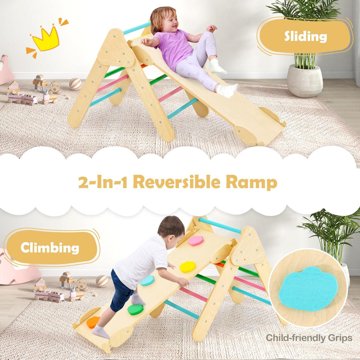 3 in 1 Toddler Climber with Ladder