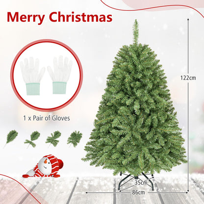 4FT Artificial Christmas Tree, Realistic Full Xmas Tree