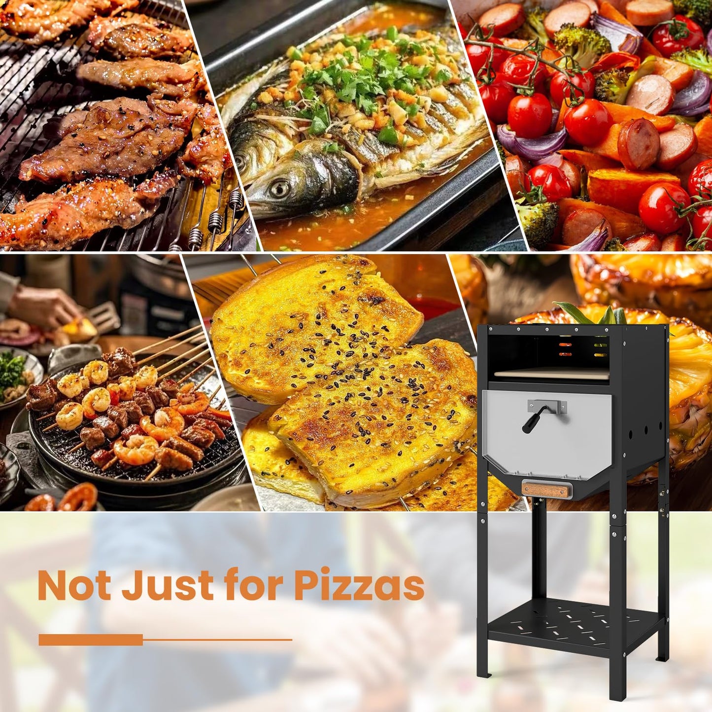 30 cm Outdoor Pizza Oven Pizza Peel and Oxford Cloth Cover