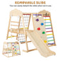 8-in-1 Indoor Jungle Gym for Kids Wooden Montessori Climbing Toys