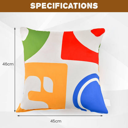 Soft Velvet Covered Decorative Throw Pillow Set of 4