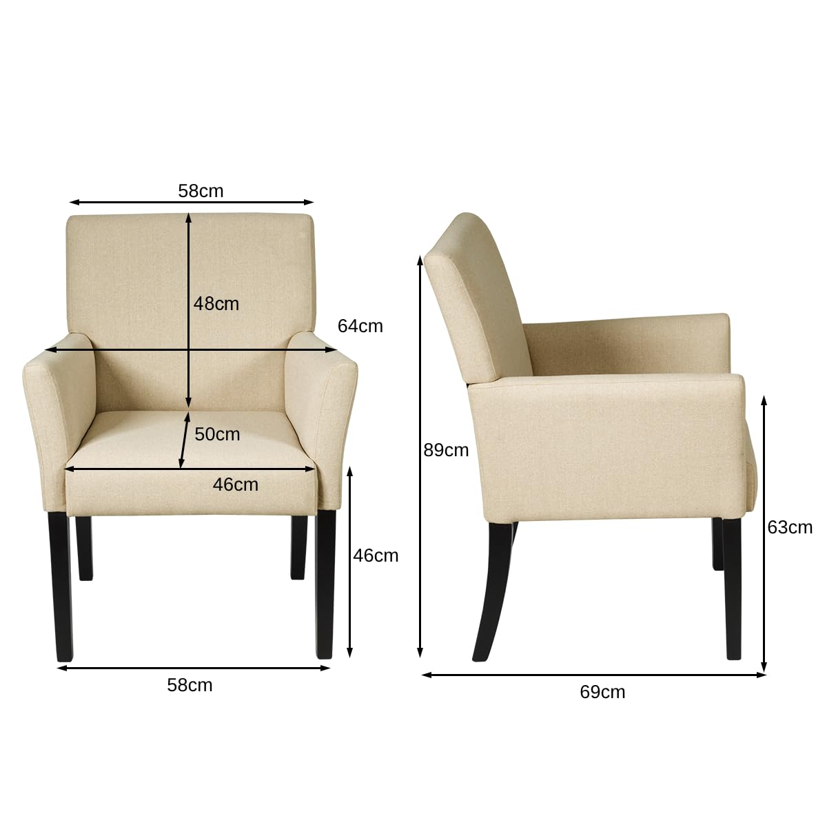 Executive Guest Chair for Office, Dining Room