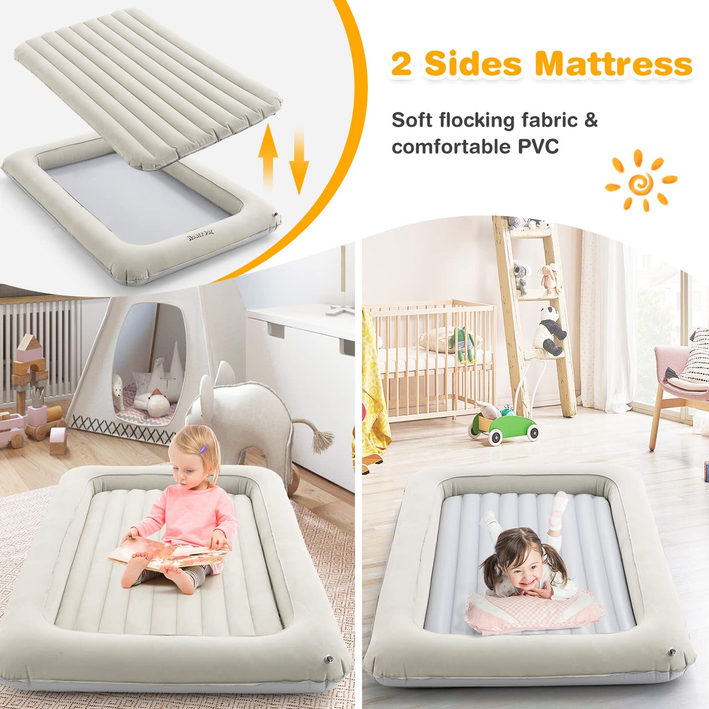 Inflatable Toddler Travel Bed