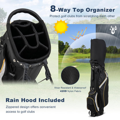 Lightweight Golf Club Bags with 8 Way Dividers