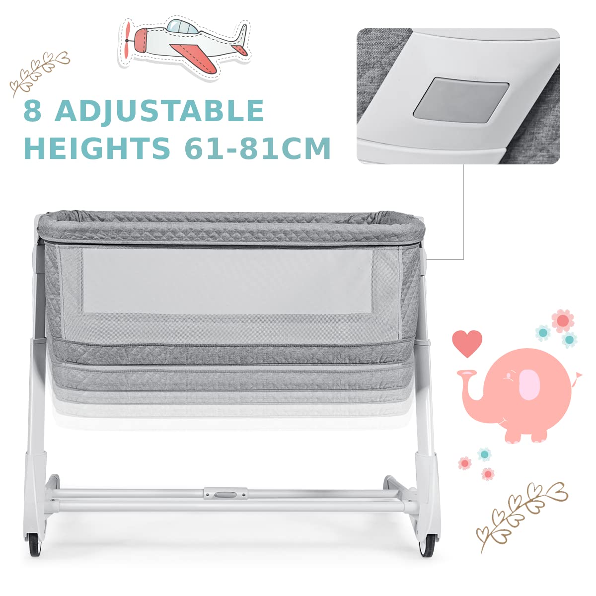 Baby Sleeper Bassinet with Mattress