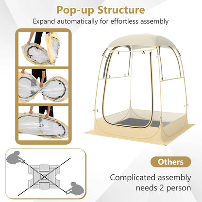 Foldable Instant Camping Tent Canopy Shelter for Sporting Events