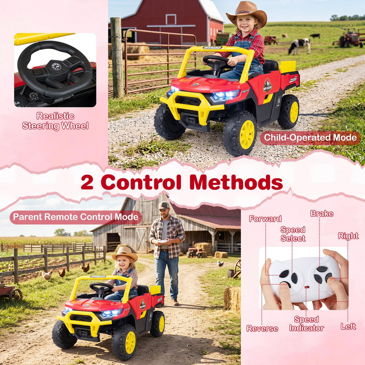 12V Kids Ride on Car with Remote Control