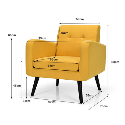 Button Tufted Resting Sofas Leisure Guest Sofa