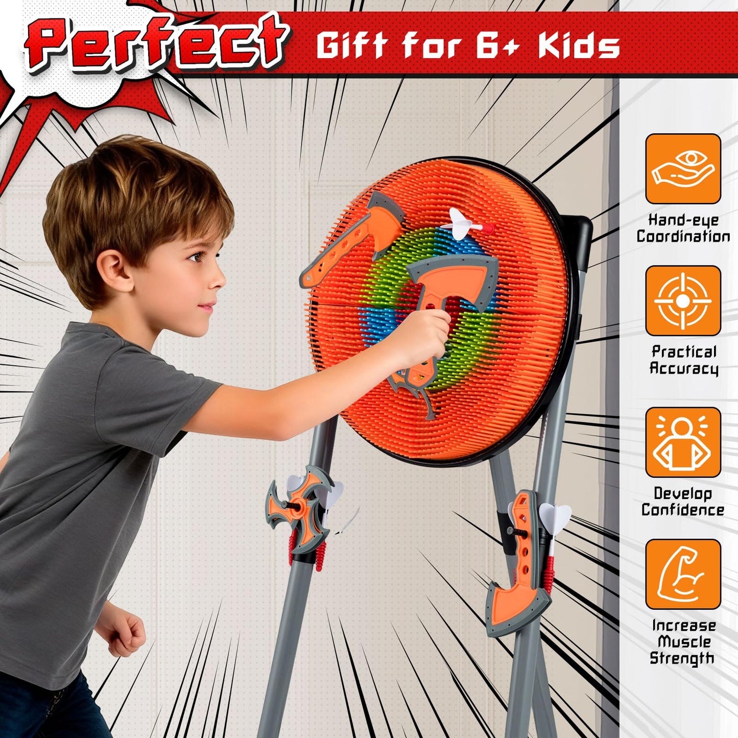 3 in 1 Throwing Target Set Activity Carnival Games for Kids