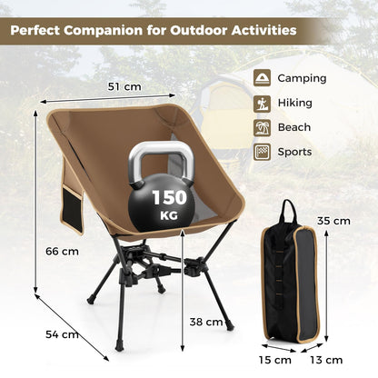 Portable Camping Chair Ultra-Lightweight Foldable Backpacking Chair