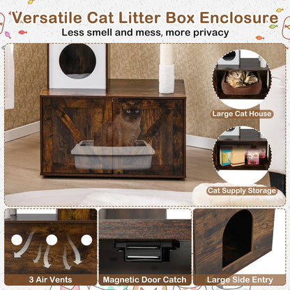 153cm Tall Cats Tower with Sisal Scratching Posts