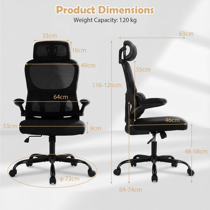 Mesh Office Chair, Ergonomic High Back Swivel Computer Desk Chair