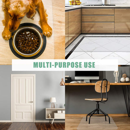 120x120cm Office Chair Mat, Transparent Non Slip PVC Floor Protection Mat