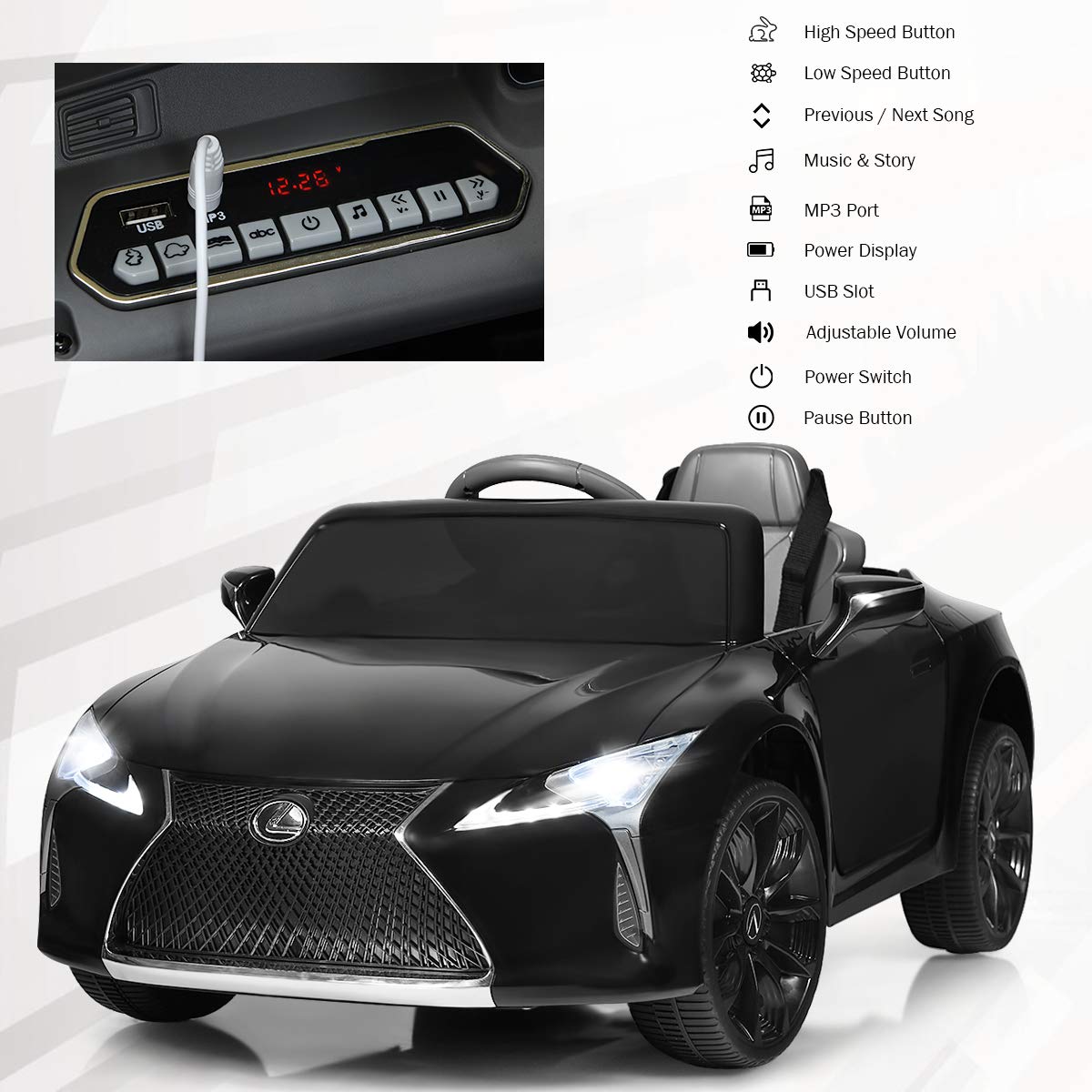 12V Licensed Lexus Battery Powered Car with Remote Control