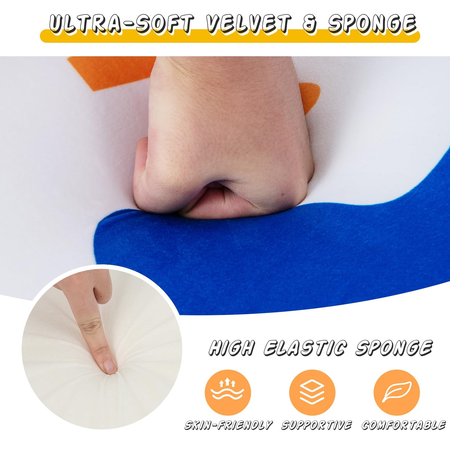 Kids Sofa Chair Foam Filled Armchair with Extra Padded Pillow