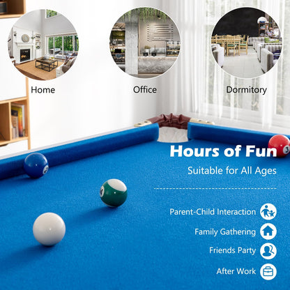 4FT Folding Game Pool Table with 16 Balls and 2 Cues