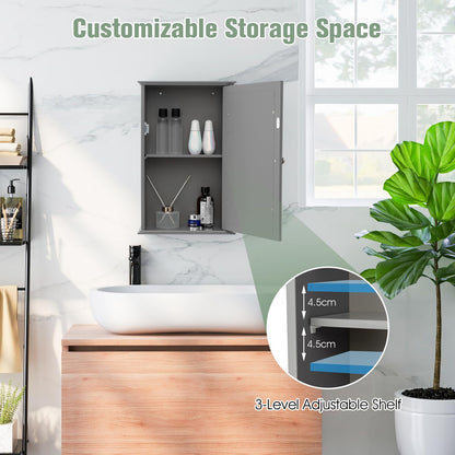 Bathroom Medicine Cabinet with Mirror and Adjustable Shelf