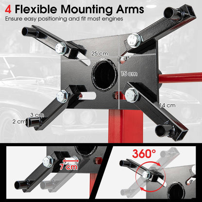 340 Kg Capacity Engine Stand with 360 Degree Rotating Head