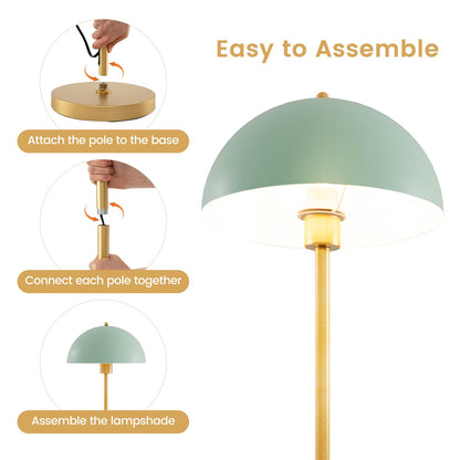 163cm Floor Lamp Standing Lamp with Shatterproof Lampshade