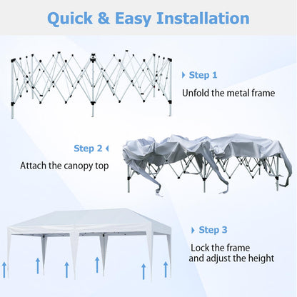 300 x 600 cm Portable Pop up Canopy Tent with Carry Bag