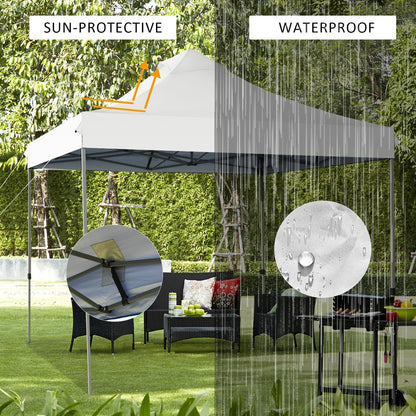 3m x 3m Pop Up Canopy Tent Commercial Instant Shelter