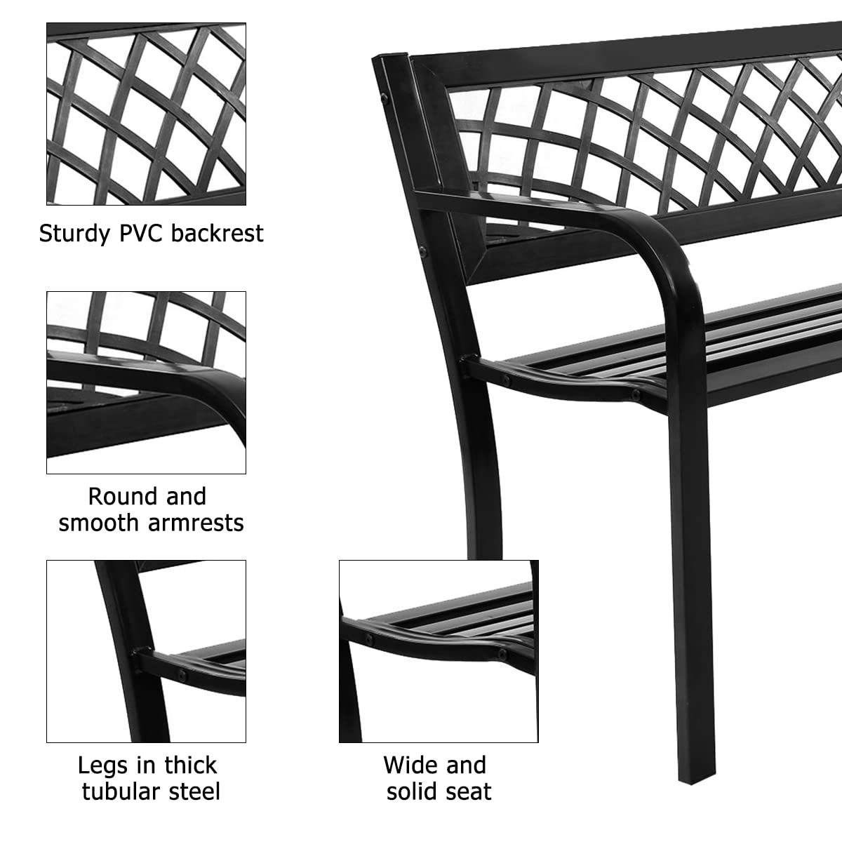 Outdoor Furniture Patio Chair Leisure Lounger Seat for Balcony