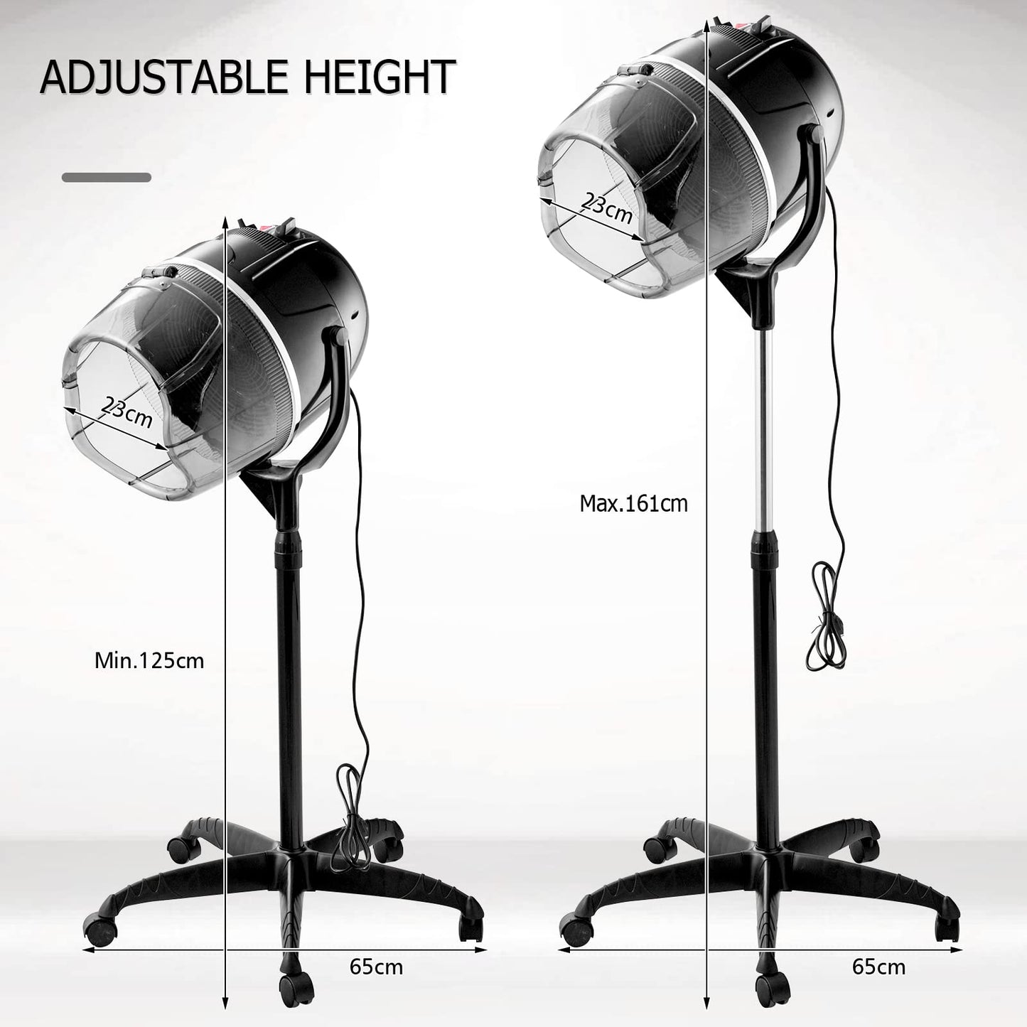 Portable Salon Hood Hairdryer with Stand