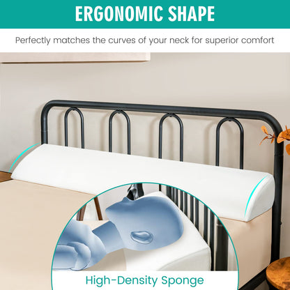 Full/Queen Size Bed Wedge Pillow with Side Pocket
