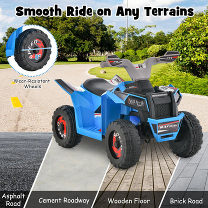 Kids Ride on ATV with Direction Control Large Seat