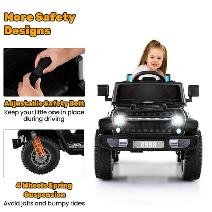 12V Kids Ride on Car with Soft Start and Battery Powered