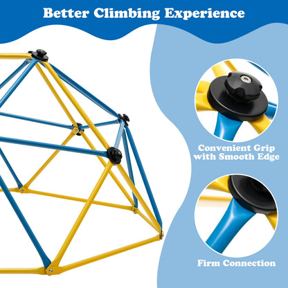 6FT Kids Geometric Dome Climber with Convenient Grip