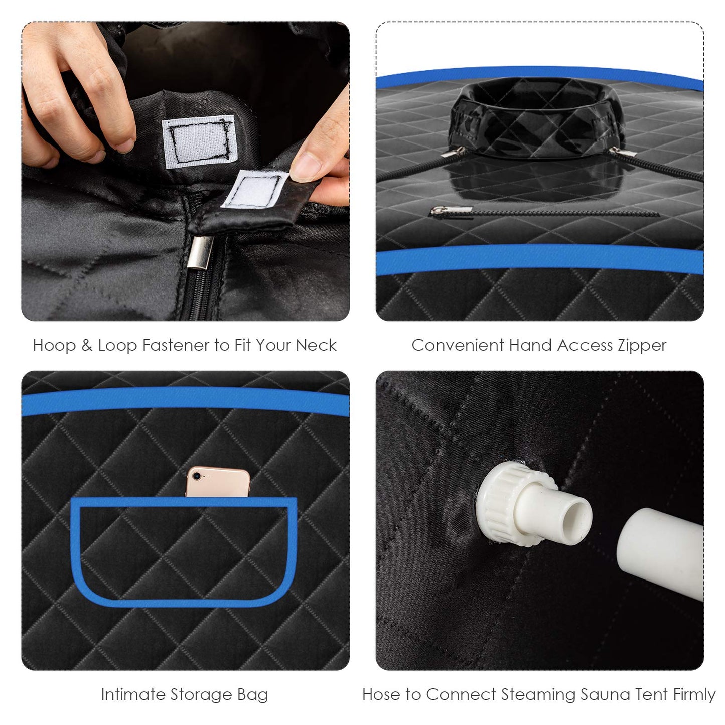 3L Folding Personal Spa Steam Pot with Chair