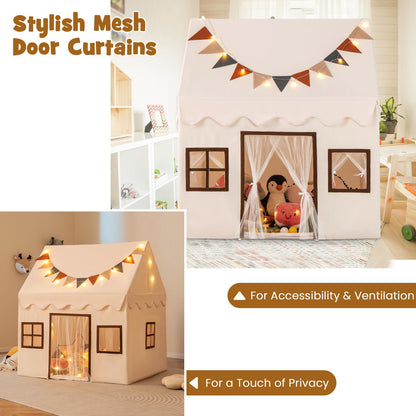 Toddler Playhouse Tent with Padded Non-slip Mat