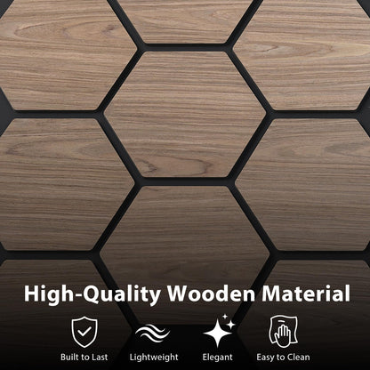 4 Pack Acoustic Panels for Walls 81 x 66 cm Sound Absorbing Panel