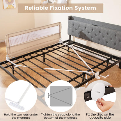 59'' Extra Long Bed Rails for Toddlers