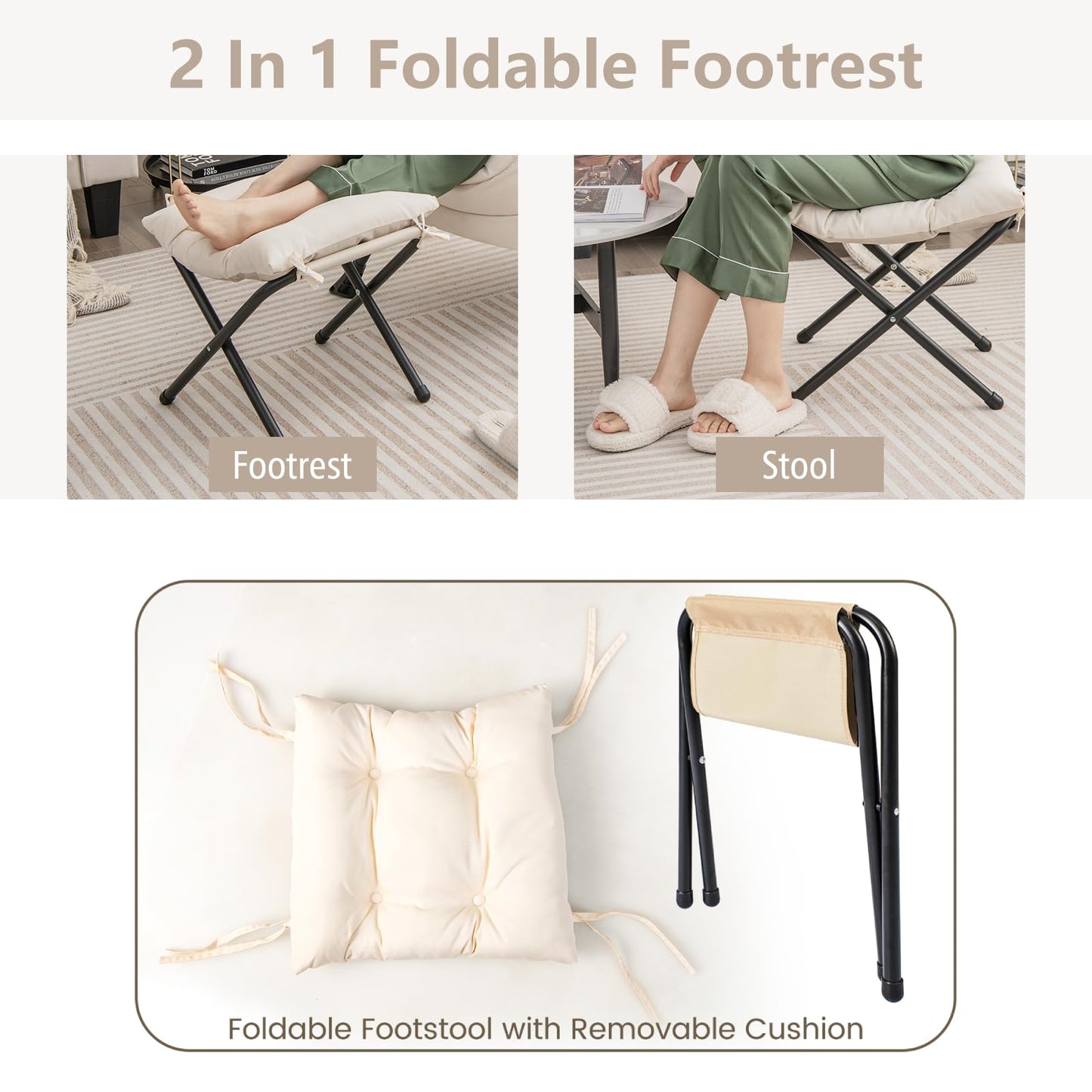 Lazy Chair with Ottoman