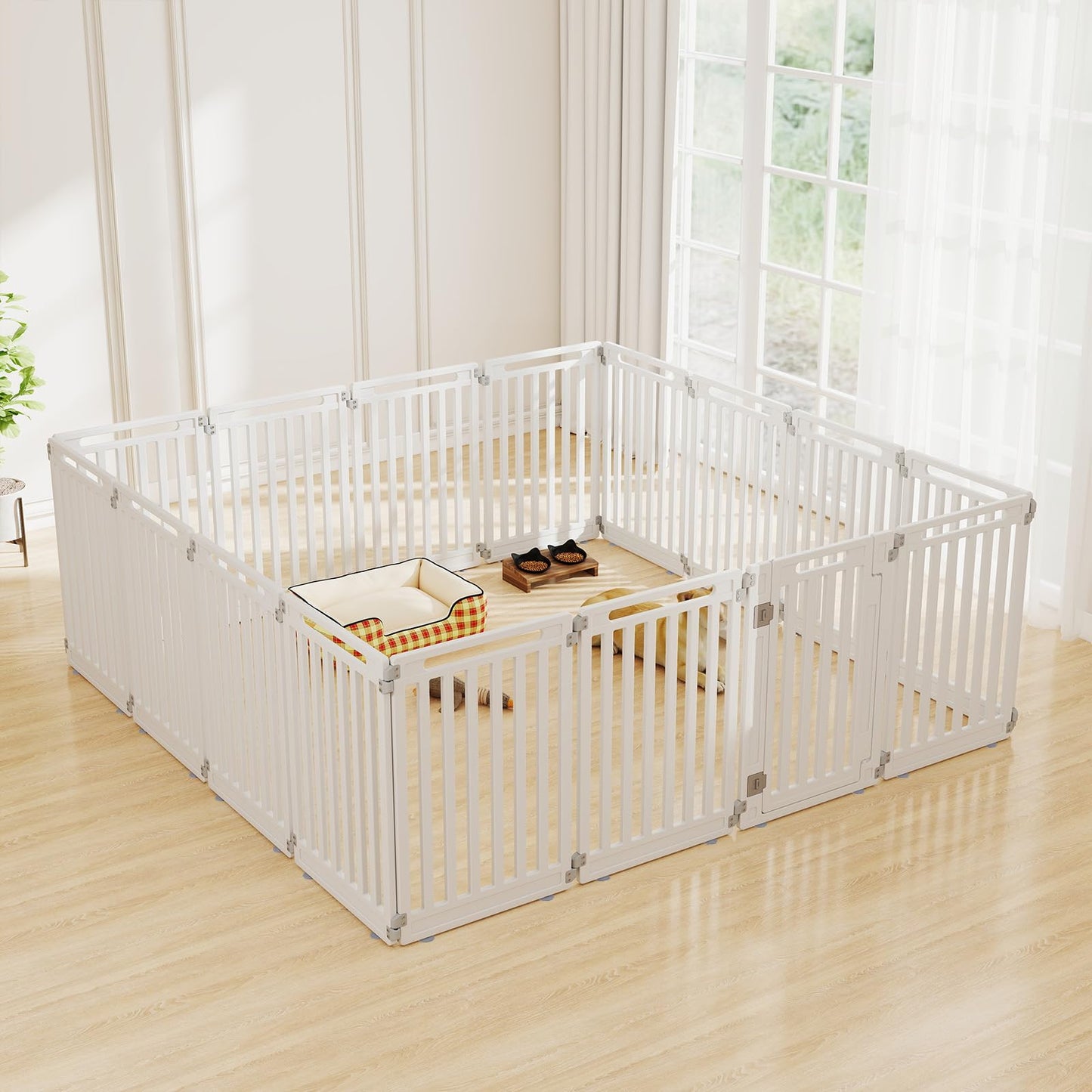 Plastic Dog Playpen, Pet Puppy Play Pen