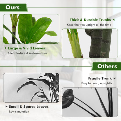 150cm Artificial Bird of Paradise Tree with Pot