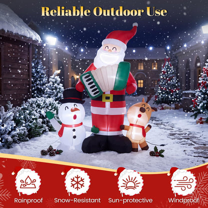 Inflatable Christmas Santa Claus, 8FT Self Inflating Xmas Decoration