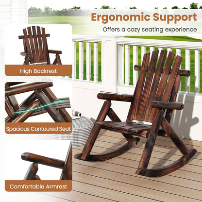 Adirondack Rocking Chair for Garden