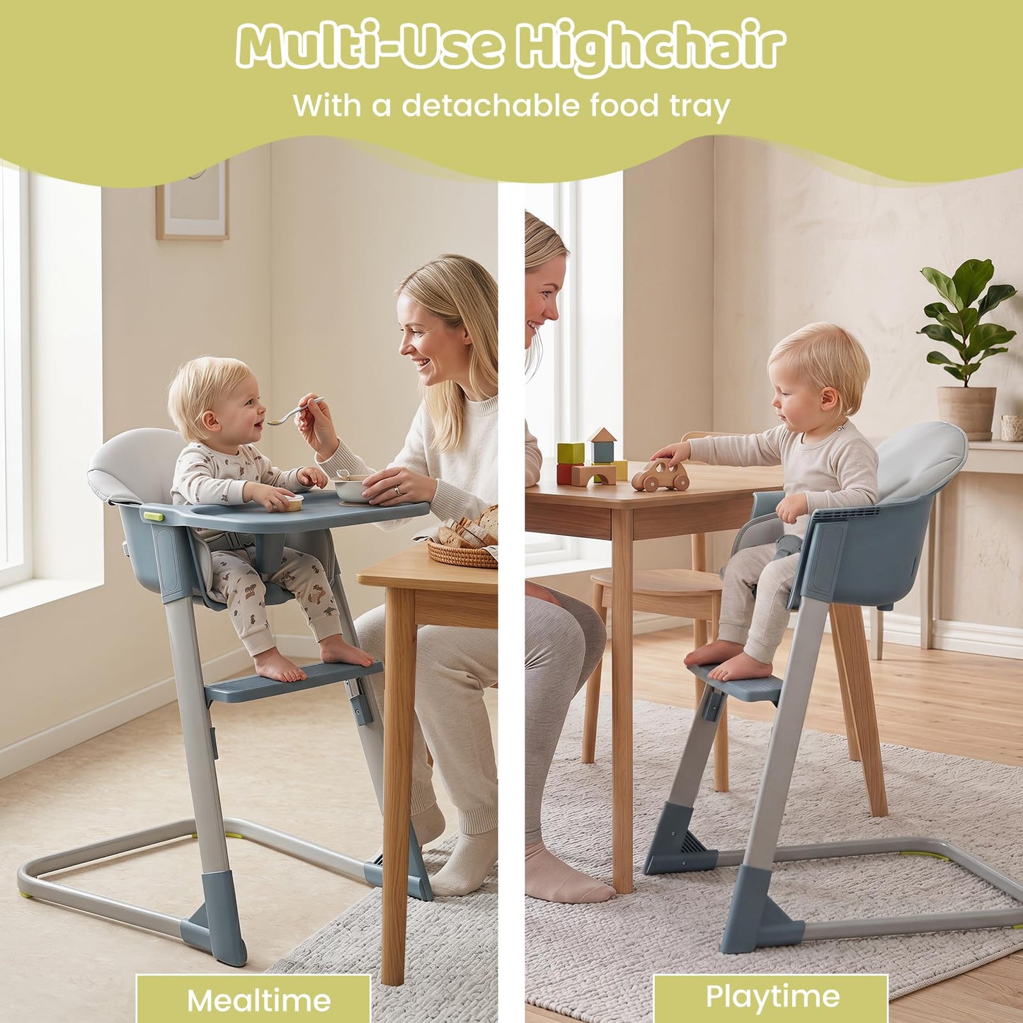 High Chair for Babies and Toddlers, Baby Highchair