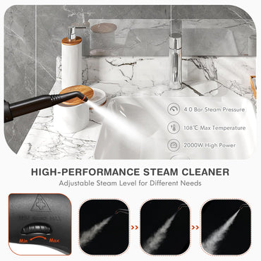 Giantex Steam Cleaner 2000W Multipurpose Steam Mop with 20 Accessories & 1.5L Tank