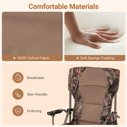 Lightweight Director Chair with Anti-Slip Feet & Cup Holder