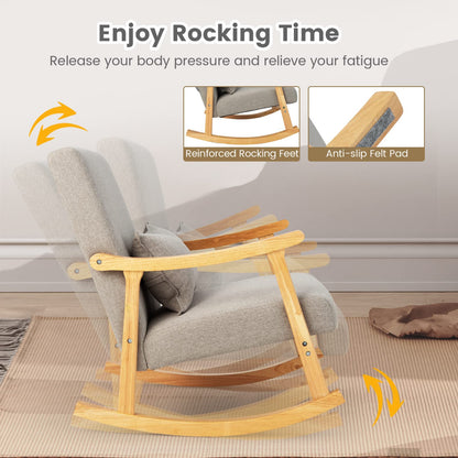 Relax Rocking Chair for Living Room Bedroom Nursery