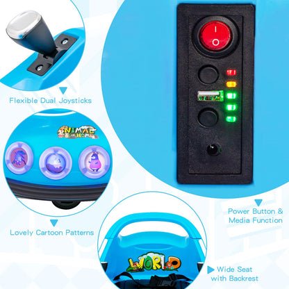 Electric Bumper Car with 360° Spin and Remote Control for Toddlers and Babies