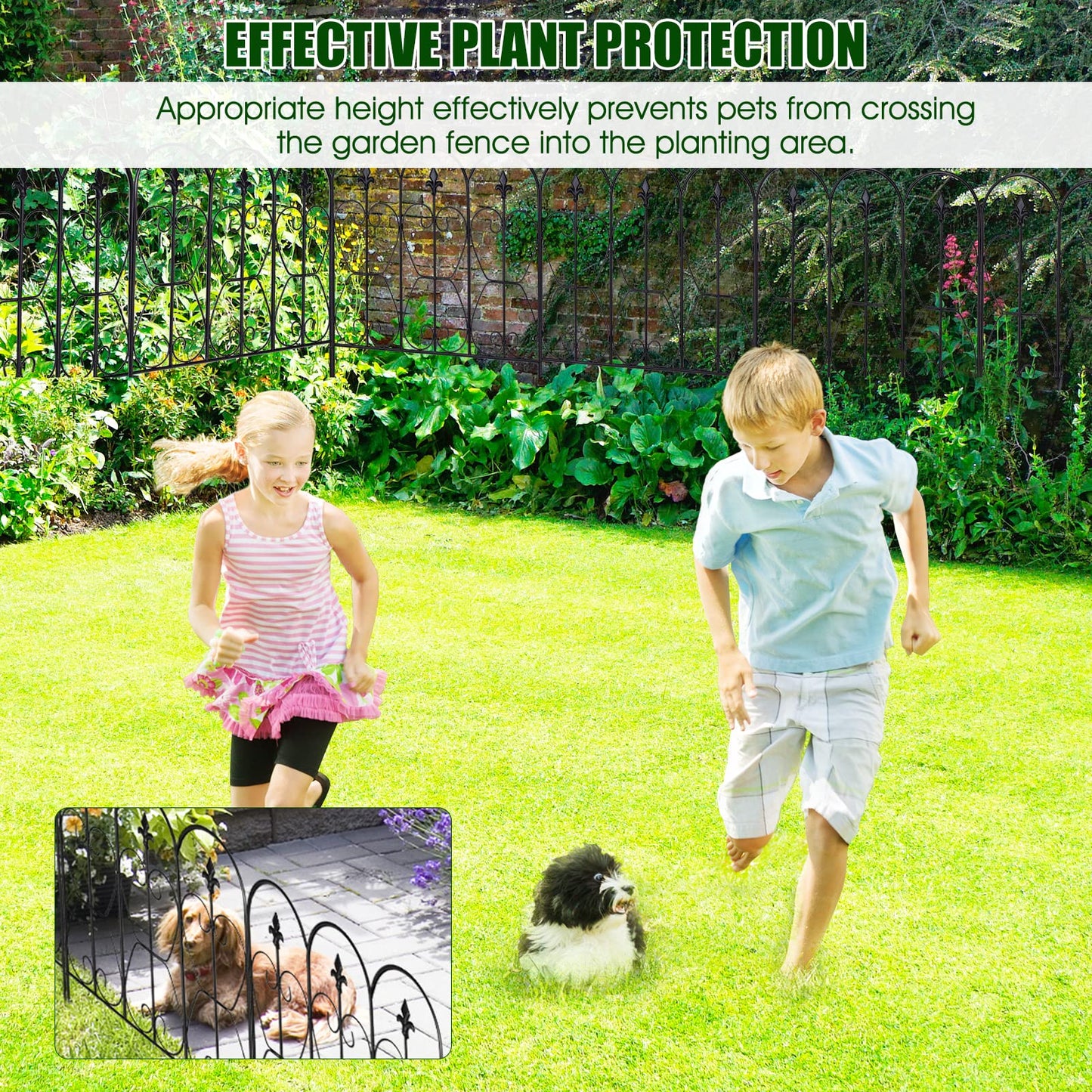 Outdoor Coated Metal Rustproof Landscape Decorative Fencing Panels