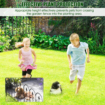 Outdoor Coated Metal Rustproof Landscape Decorative Fencing Panels