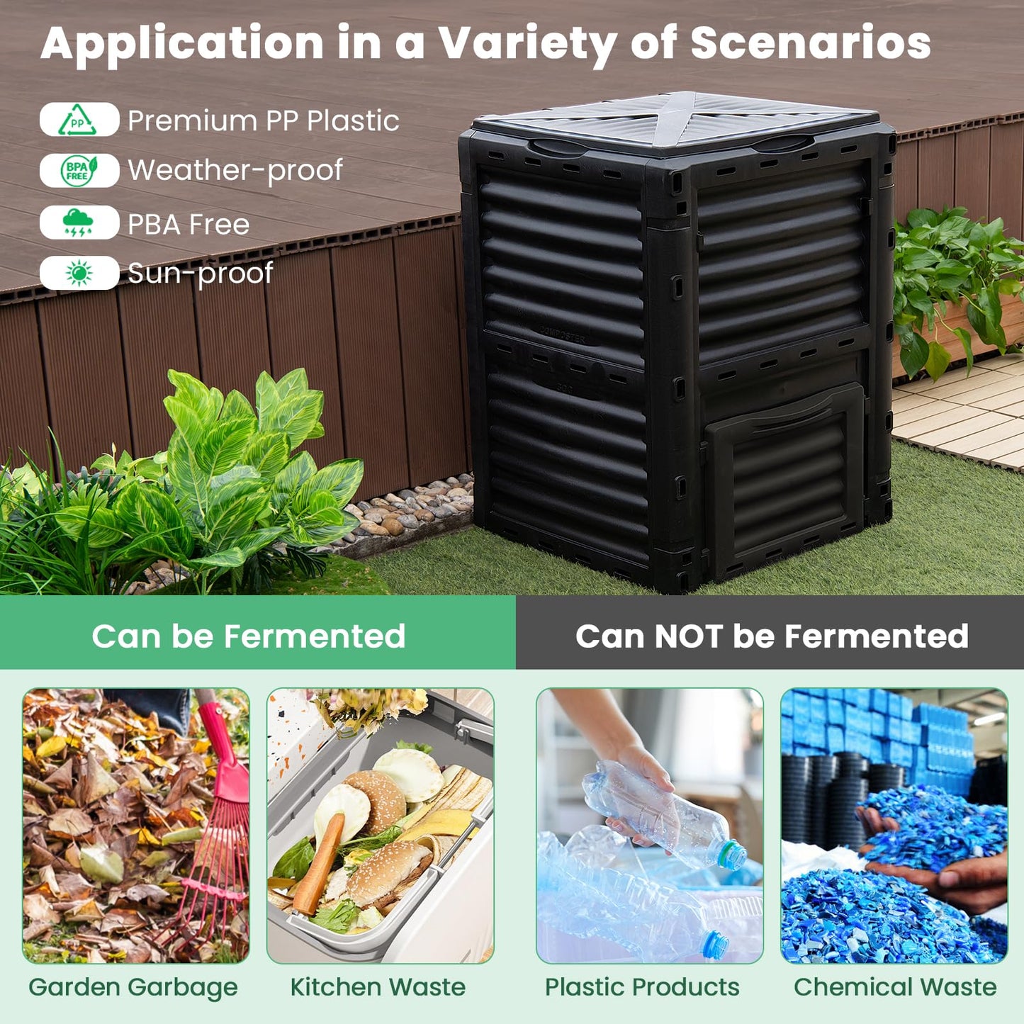 300 Litre Garden Compost Bin