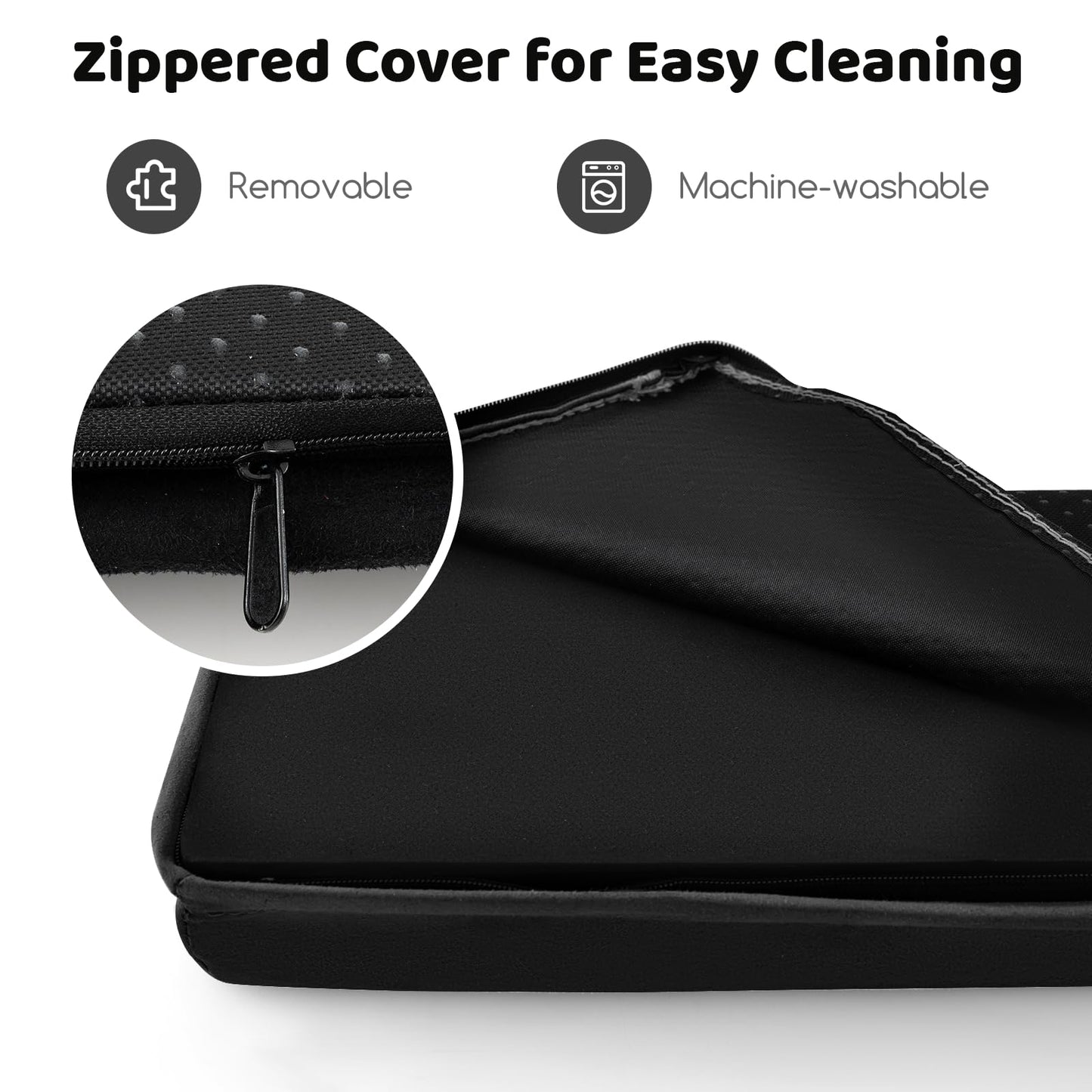 210 CM Folding Balance Beam with Removable Suede Cover and Non-slip Bottom